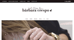 Desktop Screenshot of elblogdebarbaracrespo.com