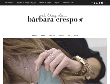 Tablet Screenshot of elblogdebarbaracrespo.com